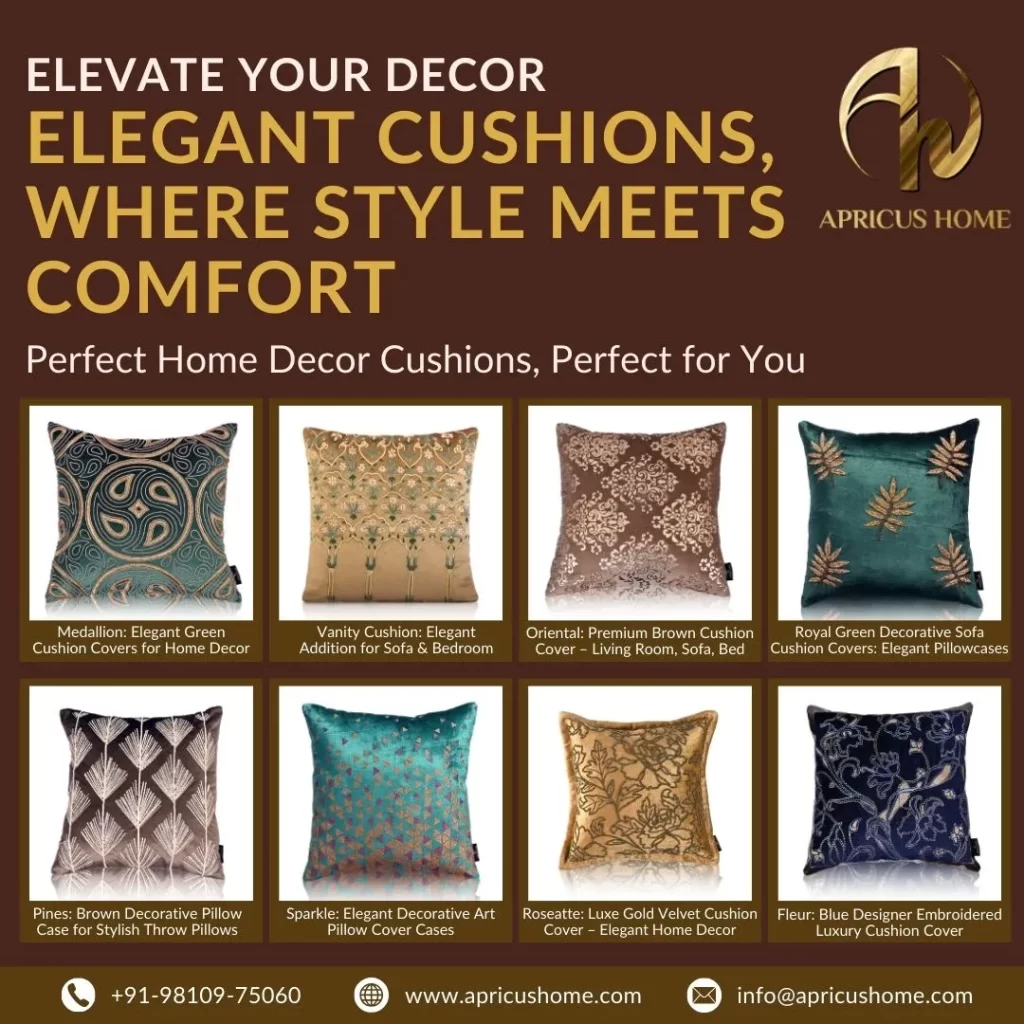 Redefine Comfort and Style with Apricus Home's Modern and Luxury Cushion Covers