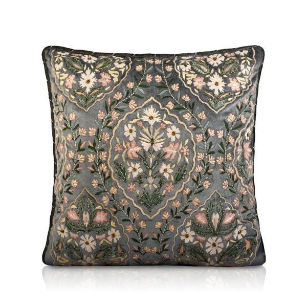 Imperial Multi Colour Embroidery Cushion Cover