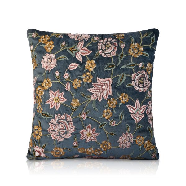 Lamia Multi Colour Embroidery Cushion Cover