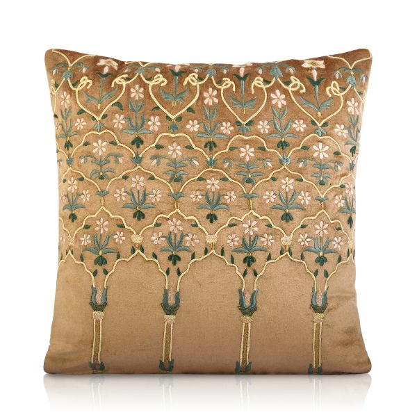 Vanity Multi Colour Embroidery Cushion Cover