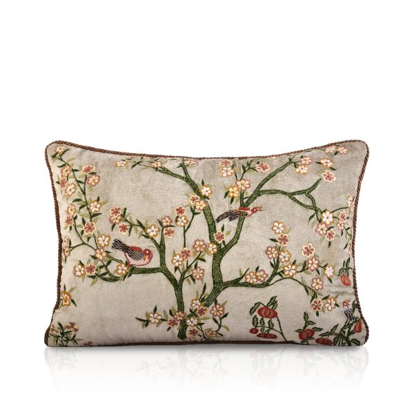 Jayla Multi Colour Embroidery Cushion Cover