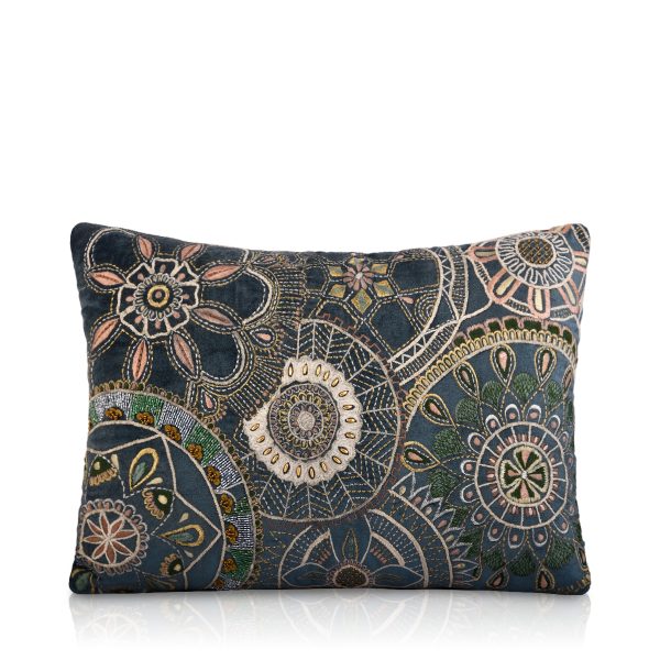 Aureole Multi Colour Embroidery Cushion Cover