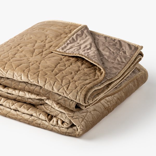 Mughal Art Pattern Embroiedery Bedspread