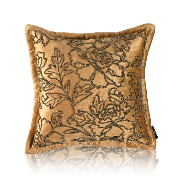 Roseate Handmade Embroidery Cushion Cover