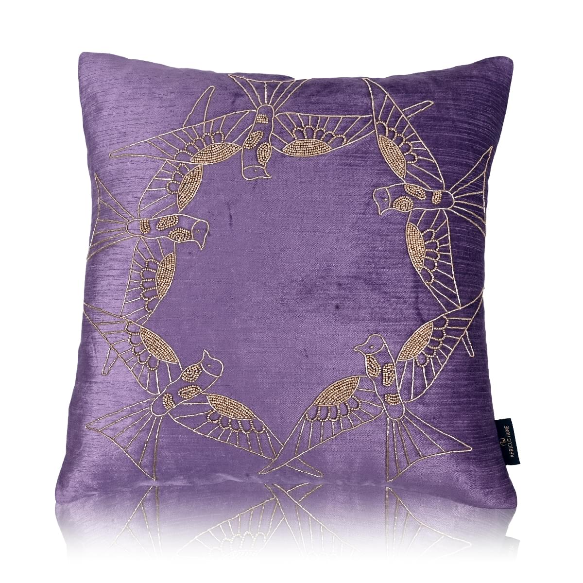 Unity Bird Hand Embroidery Move Cushion Cover