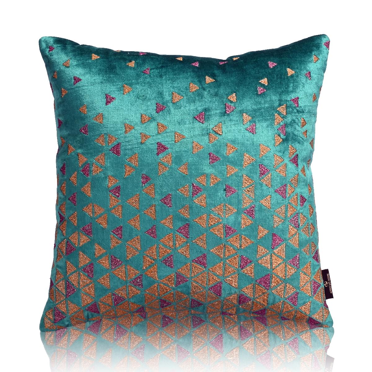 Sparkle Multi Color Embroidery Cushion Cover